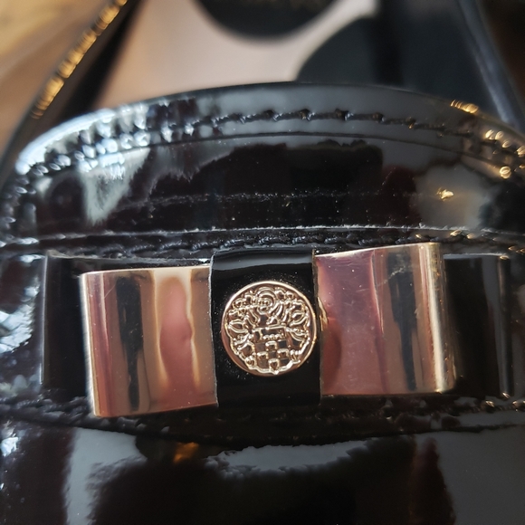 Vince Camuto Palmira Loafer Mocassin Black Patent - Picture 3 of 5